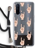 Rock: OnePlus Nord CE 5G Transparant Hoesje met koord