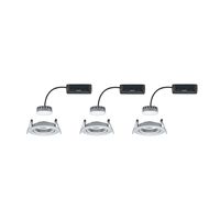 Paulmann 93903 Coin Slim LED-inbouwlamp Set van 3 stuks LED LED vast ingebouwd 18 W Aluminium (geborsteld) - thumbnail