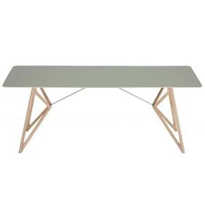 Gazzda Tink Tafel linoleum 200x90 whitewash Dark Olive