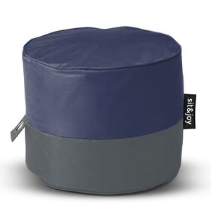 Poef 'Rondo' Navy Blue - Blauw - Sit&Joy ®