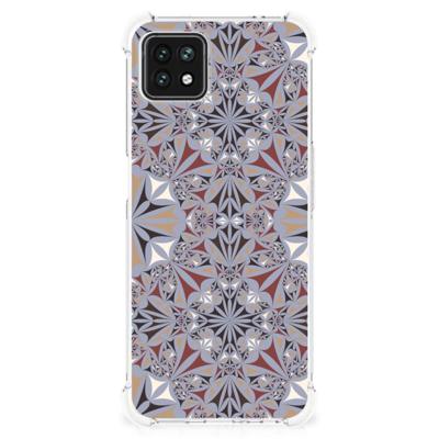 OPPO A53 5G | A73 5G Anti-Shock Hoesje Flower Tiles OPPO A53 5G | A73 5G Anti-Shock Hoesje Flower Tiles
