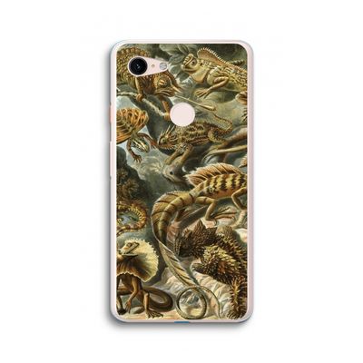 Haeckel Lacertilia: Google Pixel 3 XL Transparant Hoesje