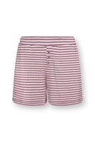 Pip Studio Bobi Korte Broek Little Sumo Stripe Lila XL