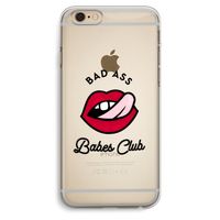 Badass Babes Club: iPhone 6 Plus / 6S Plus Transparant Hoesje
