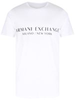 Armani Exchange t-shirt en coton à logo imprimé - Blanc