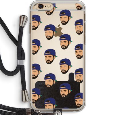Drake Away: iPhone 6 PLUS / 6S PLUS Transparant Hoesje met koord