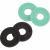 Fender Strap Blocks (2x Black, 2x Surf Green)