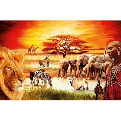 Puzzel 3000 stuks Massai Pride