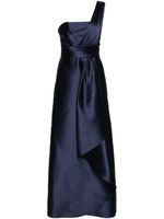 Alberta Ferretti robe longue Mikado - Bleu