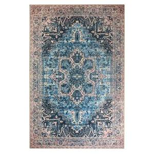 Heritaged Vintage vloerkleed - Fade No.3 blauw|oranje - 152x230 cm