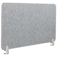 Beliani - SPLIT - Bureauscherm - Grijs - 50 x 130 cm - Polyester