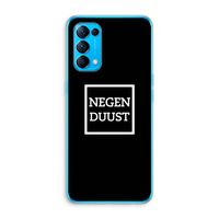 Negenduust black: Oppo Find X3 Lite Transparant Hoesje