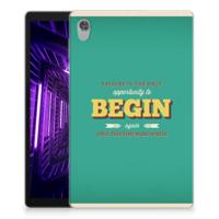 Lenovo Tab M10 HD (2de generatie) Back cover met naam Quote Begin