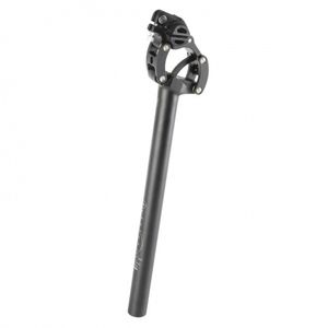 M-Wave zadelpen verend parallelogram 27,2 x 350 mm aluminium zwart