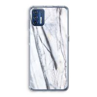 Gestreepte marmer: Motorola Moto G9 Plus Transparant Hoesje