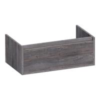 Brauer Hope - Onderkast - 80 cm - met 1 Softclose Lade Greeploos en 1 Sifon Uitsparing - Driftwood