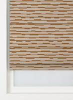 HEMA Vouwgordijn Andel lichtdoorlatend octa ecru-cognac (cognac)