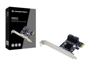 Conceptronic CSATA600EXI interfacekaart/-adapter Intern SATA, eSATA