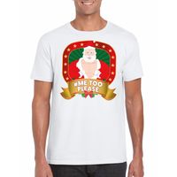 Foute kerstkleding t-shirt Me Too discussie voor heren