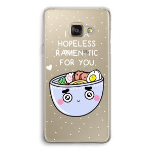 I'm A Hopeless Ramen-Tic For You: Samsung Galaxy A3 (2016) Transparant Hoesje