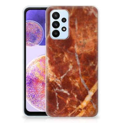 Samsung Galaxy A23 | TPU | Siliconen hoesje | Marmer Bruin