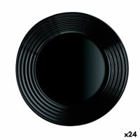 Dessertbord Luminarc Harena Negro Zwart Glas 19 cm (24 Stuks) - thumbnail