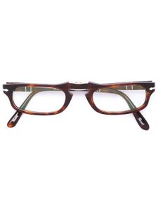 Persol lunettes de vue "Havana" à design pliable - Marron