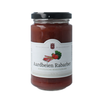 Marienwaerdt Moestuinjam rabarber aardbei bio 250 Gram