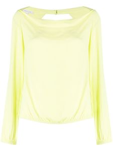 Patrizia Pepe blouse à encolure bateau - Vert