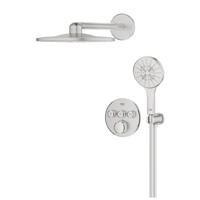 Grohe Smartcontrol Thermostatisch Inbouw Douchekraan Shower-Set Rond Supersteel Grohe Smartcontrol Thermostatisch Inbouw Douchekraan Shower-Set Rond Supersteel