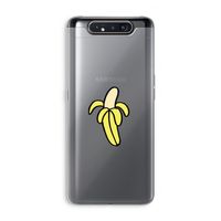 Banana: Samsung Galaxy A80 Transparant Hoesje