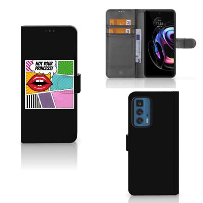 Motorola Edge 20 Pro | Wallet Case | met Pasjes | Popart Princess Motorola Edge 20 Pro | Wallet Case | met Pasjes | Popart Princess