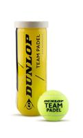 Dunlop Slazenger TEAM PADEL 3PET Padelballen Geel Dunlop Slazenger TEAM PADEL 3PET Padelballen Geel