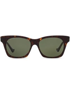 Gucci Eyewear lunettes de soleil à monture rectangulaire - Vert