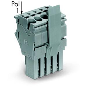 WAGO 2022-104/123-000 Connector, female Grijs 50 stuk(s)