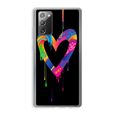 Melts My Heart: Samsung Galaxy Note 20 / Note 20 5G Transparant Hoesje