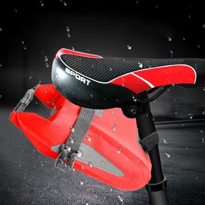 Outdoor waterdichte multi-functionele PVC tas tool tas voor fiets (rood)