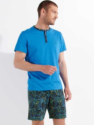 HOM - Short Sleepwear - Jarrod - blauw, Maat:L
