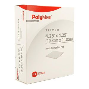 Polymem Silver Niet-klevend Pad 10,8cmx10,8cm 15
