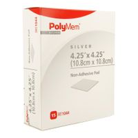 Polymem Silver Niet-klevend Pad 10,8cmx10,8cm 15