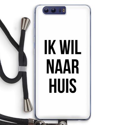 Ik wil naar huis: Honor 9 Transparant Hoesje met koord