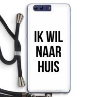 Ik wil naar huis: Honor 9 Transparant Hoesje met koord