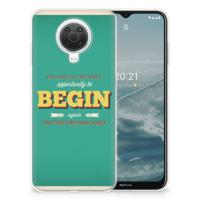 Nokia G20 | G10 | Siliconen hoesje | met naam Quote Begin