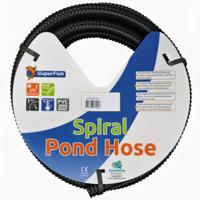 Superfish Zwarte Spiraalslang 20mm, 5m Lengte - Flexibel, Knik- en Weerbestendig voor Vijvers