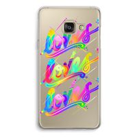 Loves: Samsung A3 (2017) Transparant Hoesje