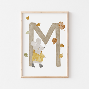 Poster - Alphabet M