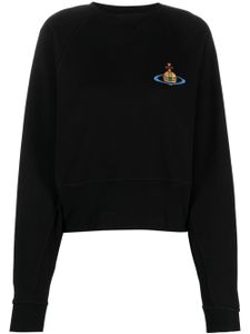 Vivienne Westwood sweat à logo Orb brodé - Noir