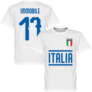 Italië Immobile 17 Team T-Shirt