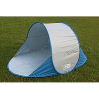 Lastpak pop-up strandtent blauw