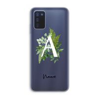 Green Brush: Samsung Galaxy A03s Transparant Hoesje